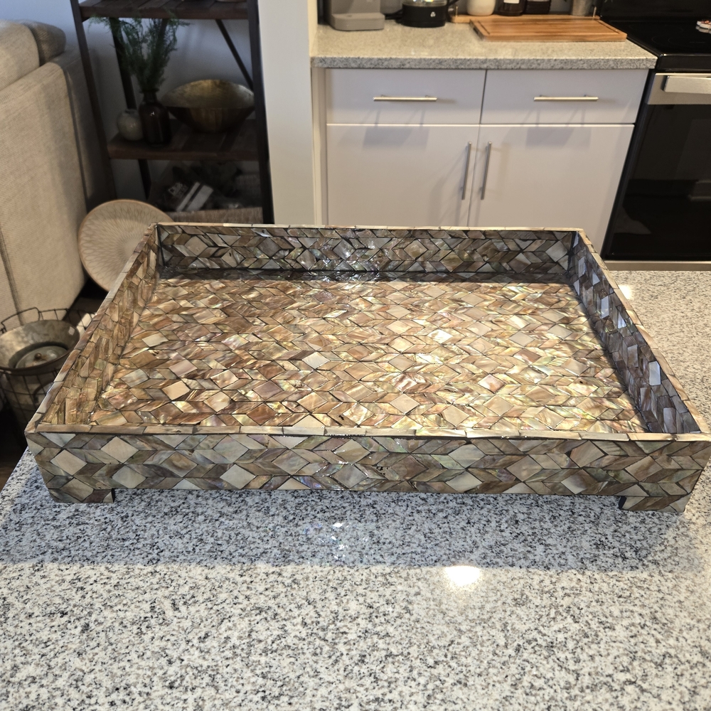 Elegant Mosaic Bath Tray